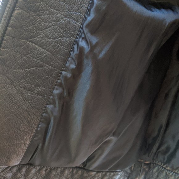 Faux Leather Biker Jacket Women's XL - Picture 3 of 13